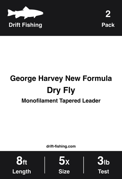 George Harvey Leader - New Formula - Fly Fishing Leader